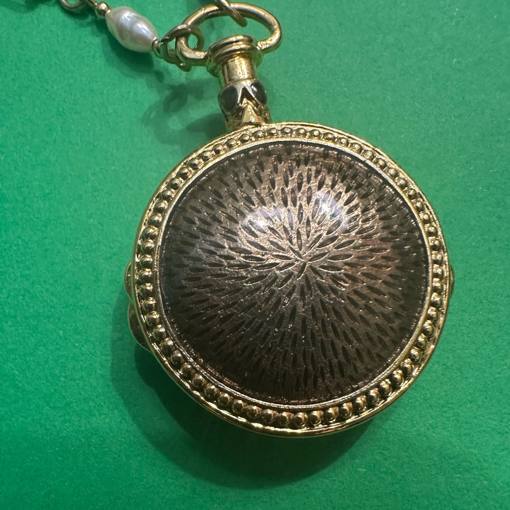 Vintage Gold and Brown Pocket Watch